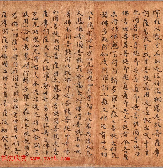 敦煌文献：摩诃般若波罗蜜经净佛国品八十一