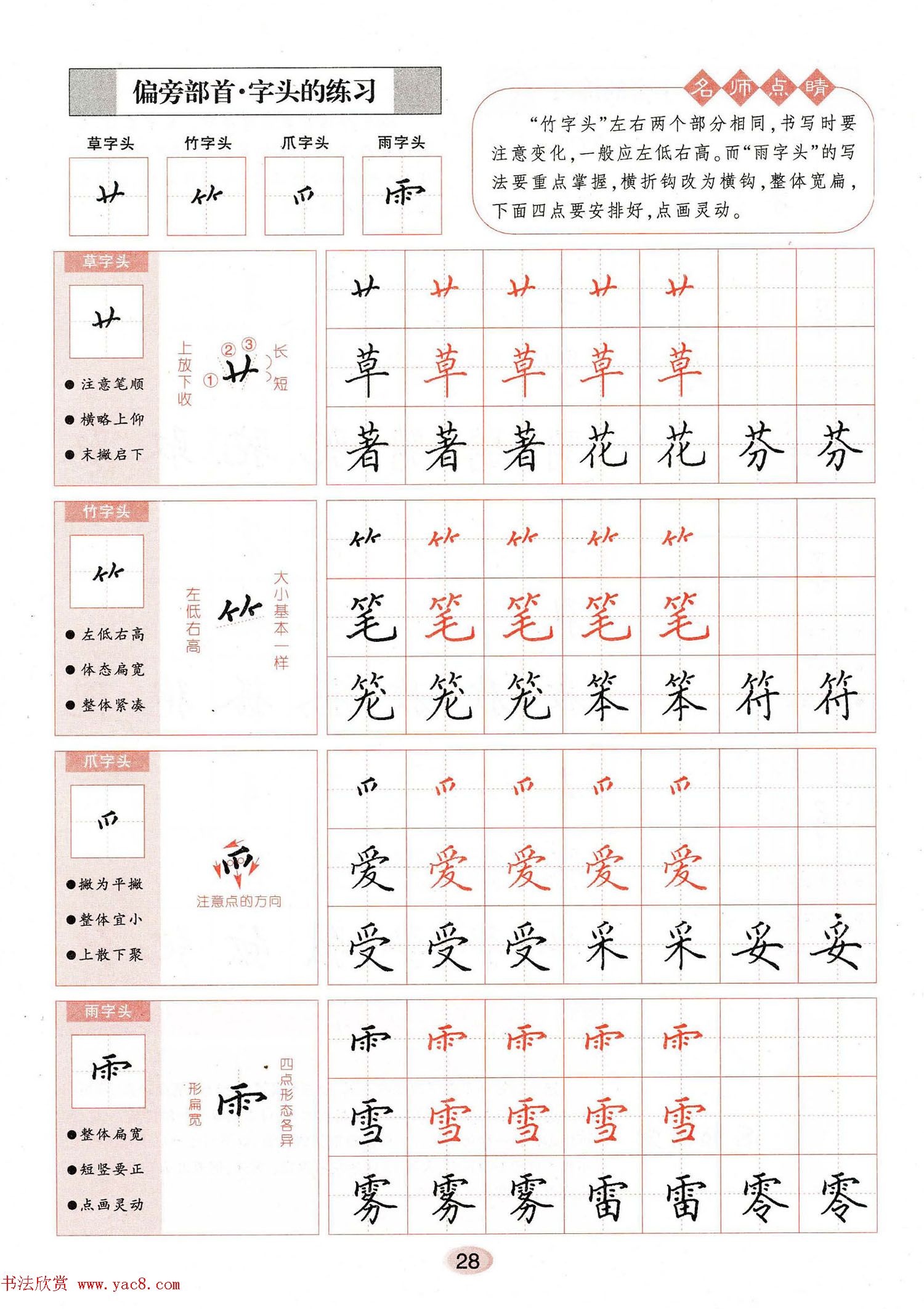 田英章钢笔楷书字帖《无师自通学书法》