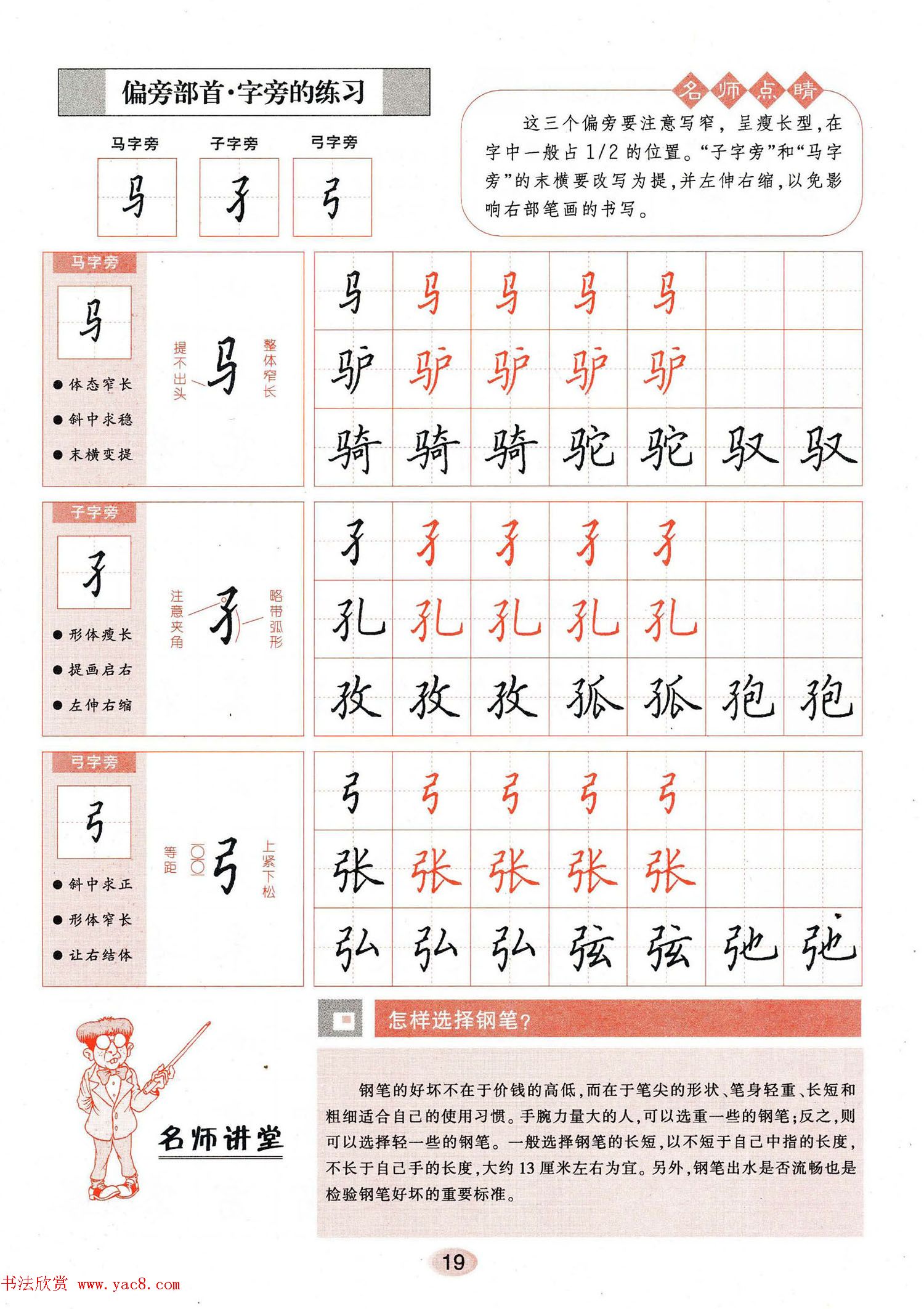 田英章钢笔楷书字帖《无师自通学书法》