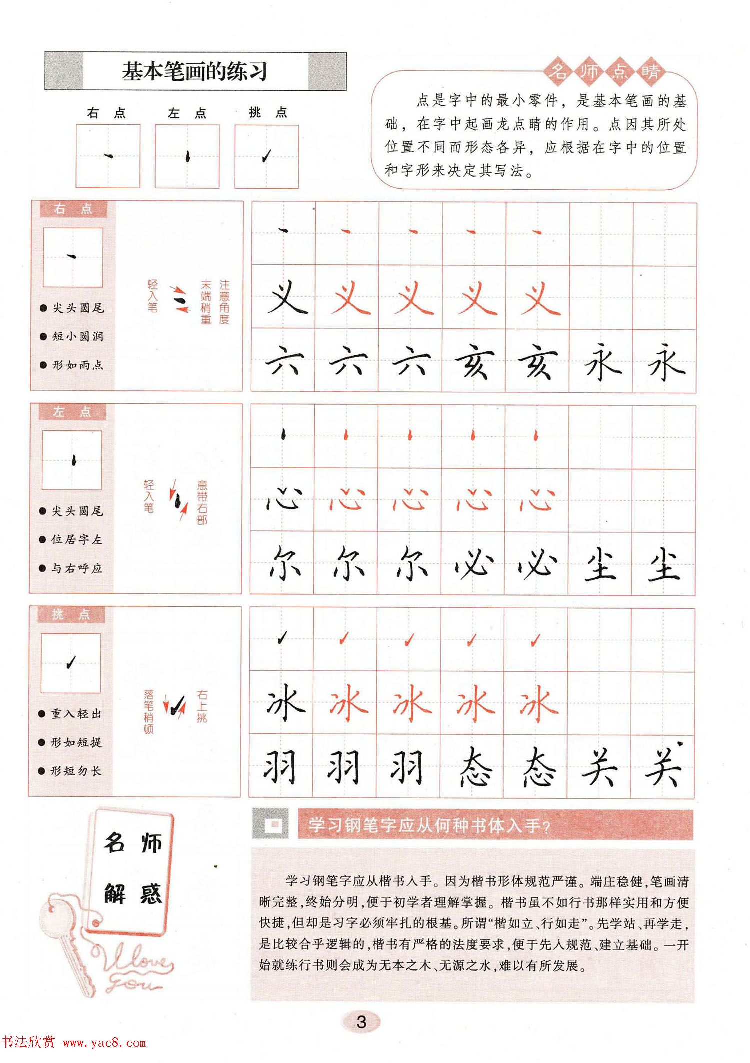 田英章钢笔楷书字帖《无师自通学书法》