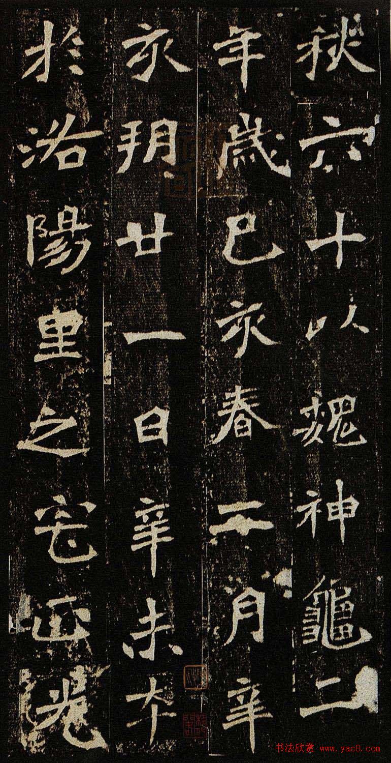 学习北魏楷书范本《李璧墓志》两种版本