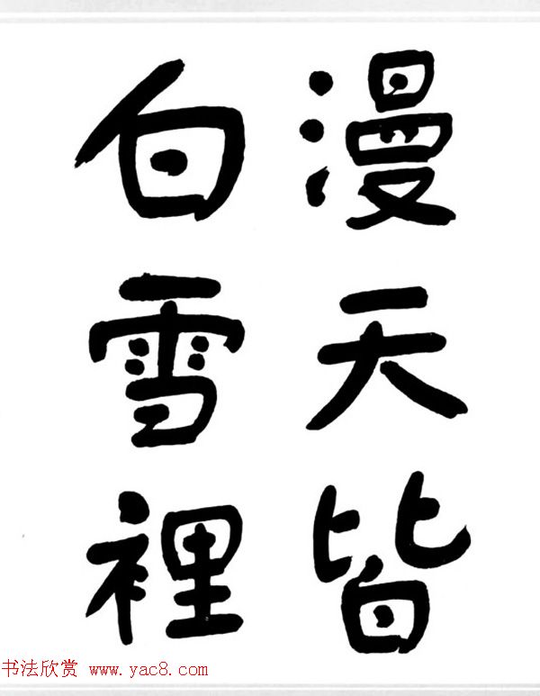 舒同书法作品集--舒体毛主席诗词墨迹