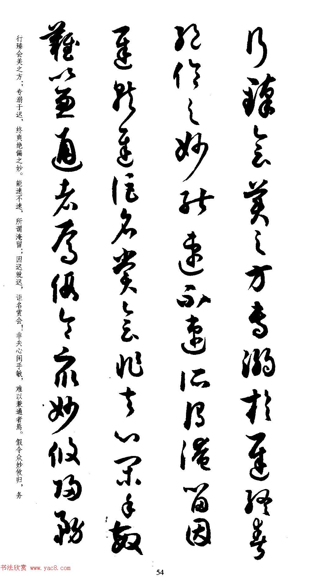 名家草书字帖《潘伯鹰临书谱》