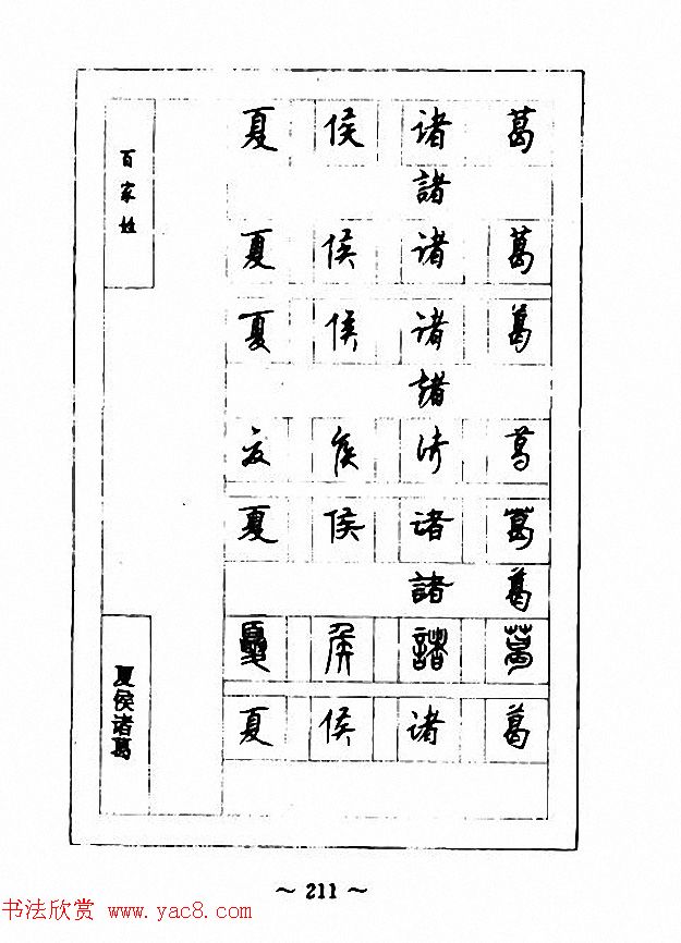 钢笔七体字帖《顾仲安书百家姓》