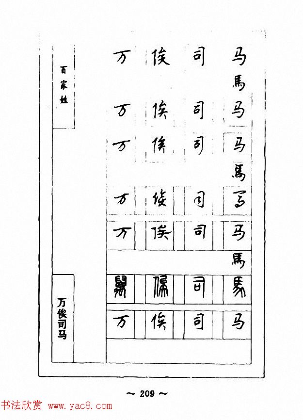 钢笔七体字帖《顾仲安书百家姓》