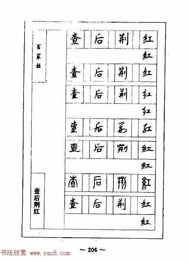 钢笔七体字帖《顾仲安书百家姓》