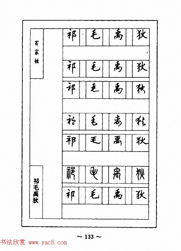 钢笔七体字帖《顾仲安书百家姓》