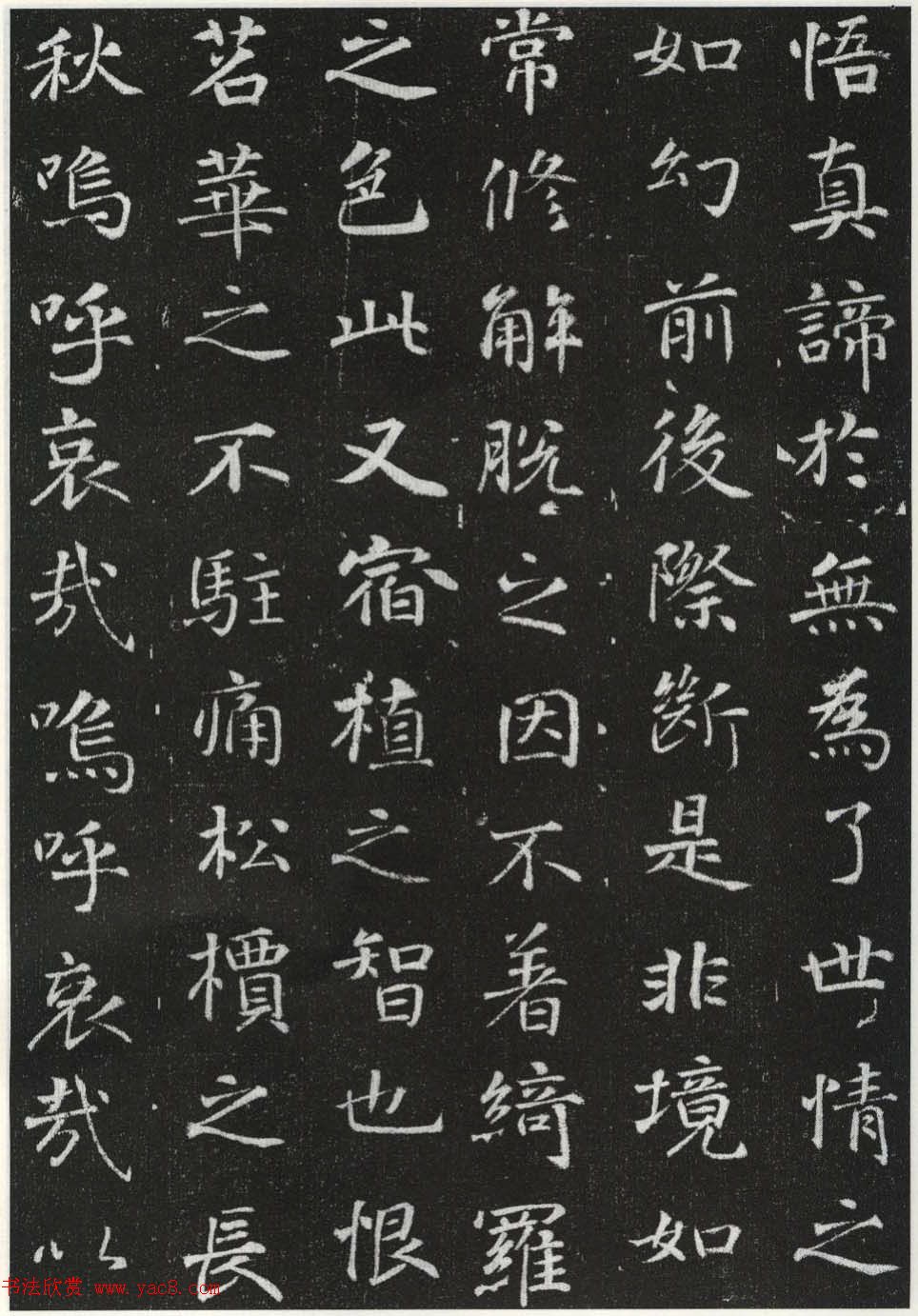 唐代徐浩楷书石刻《李岘妻独孤峻墓志》