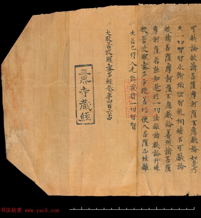 大般若波罗蜜多经卷第四百六十四_俄罗斯藏本