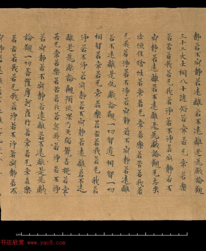 大般若波罗蜜多经卷第四百六十四_俄罗斯藏本