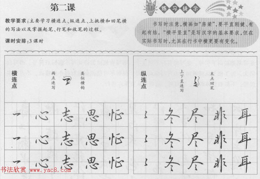 钢笔行书入门教材