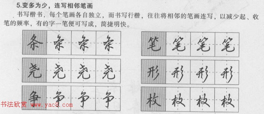 钢笔行书入门教材