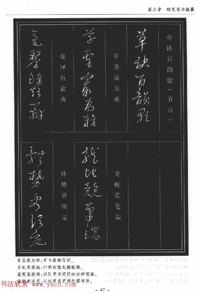 硬笔书法丛书《硬笔草书入门》