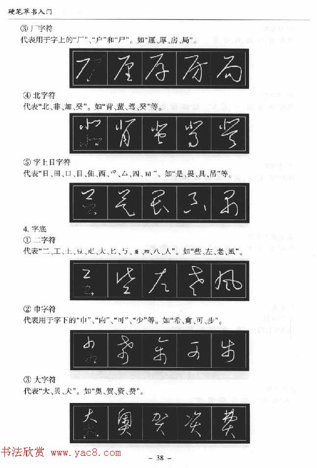 硬笔书法丛书《硬笔草书入门》