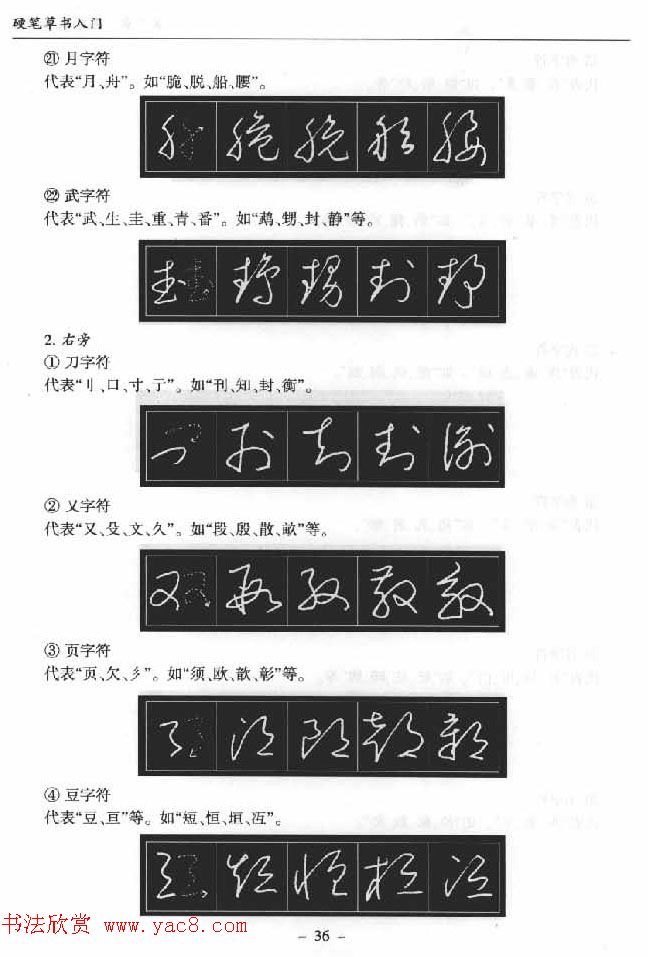 硬笔书法丛书《硬笔草书入门》