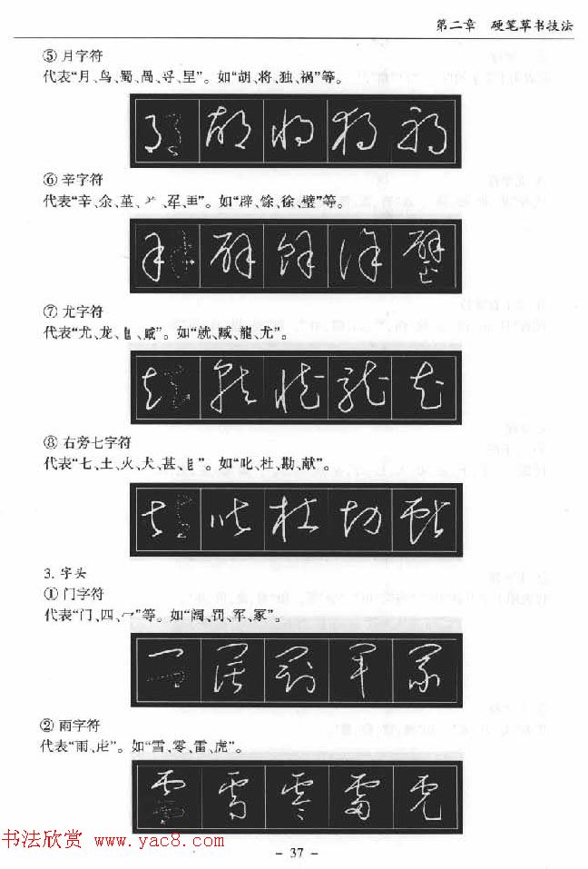 硬笔书法丛书《硬笔草书入门》