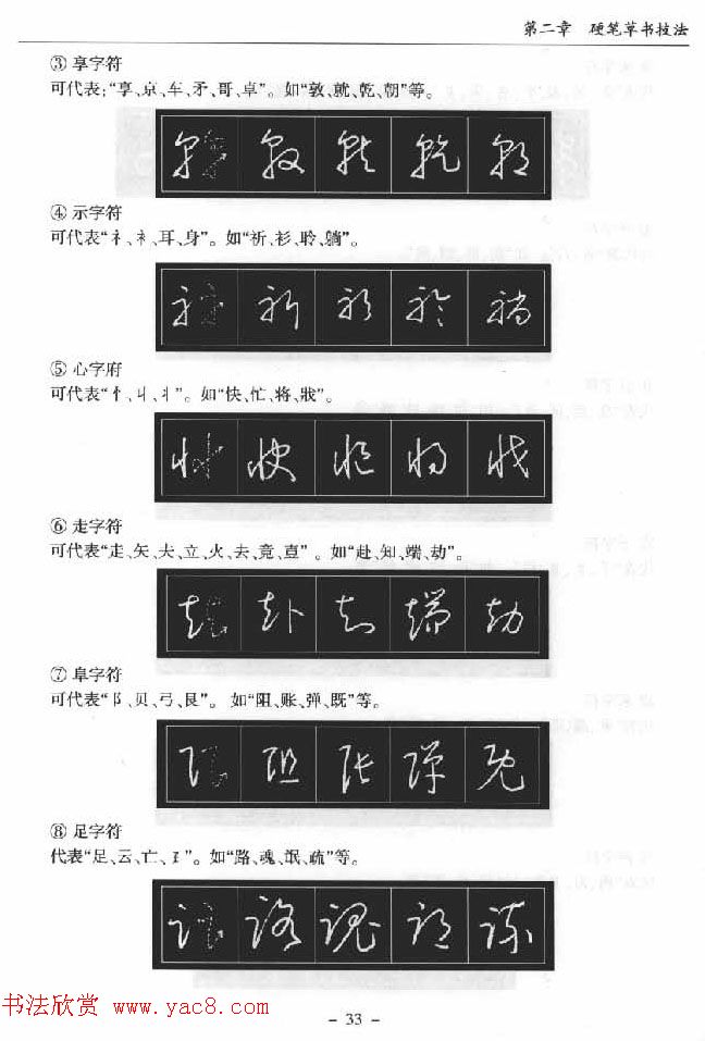 硬笔书法丛书《硬笔草书入门》