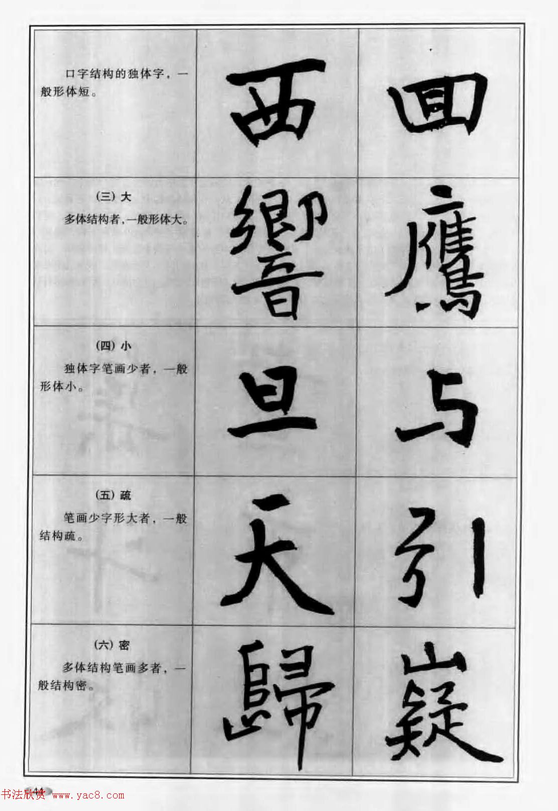 毛笔字帖教程《行书入门大字谱》
