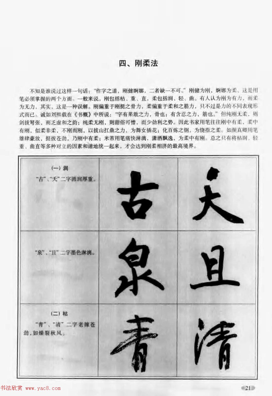 毛笔字帖教程《行书入门大字谱》