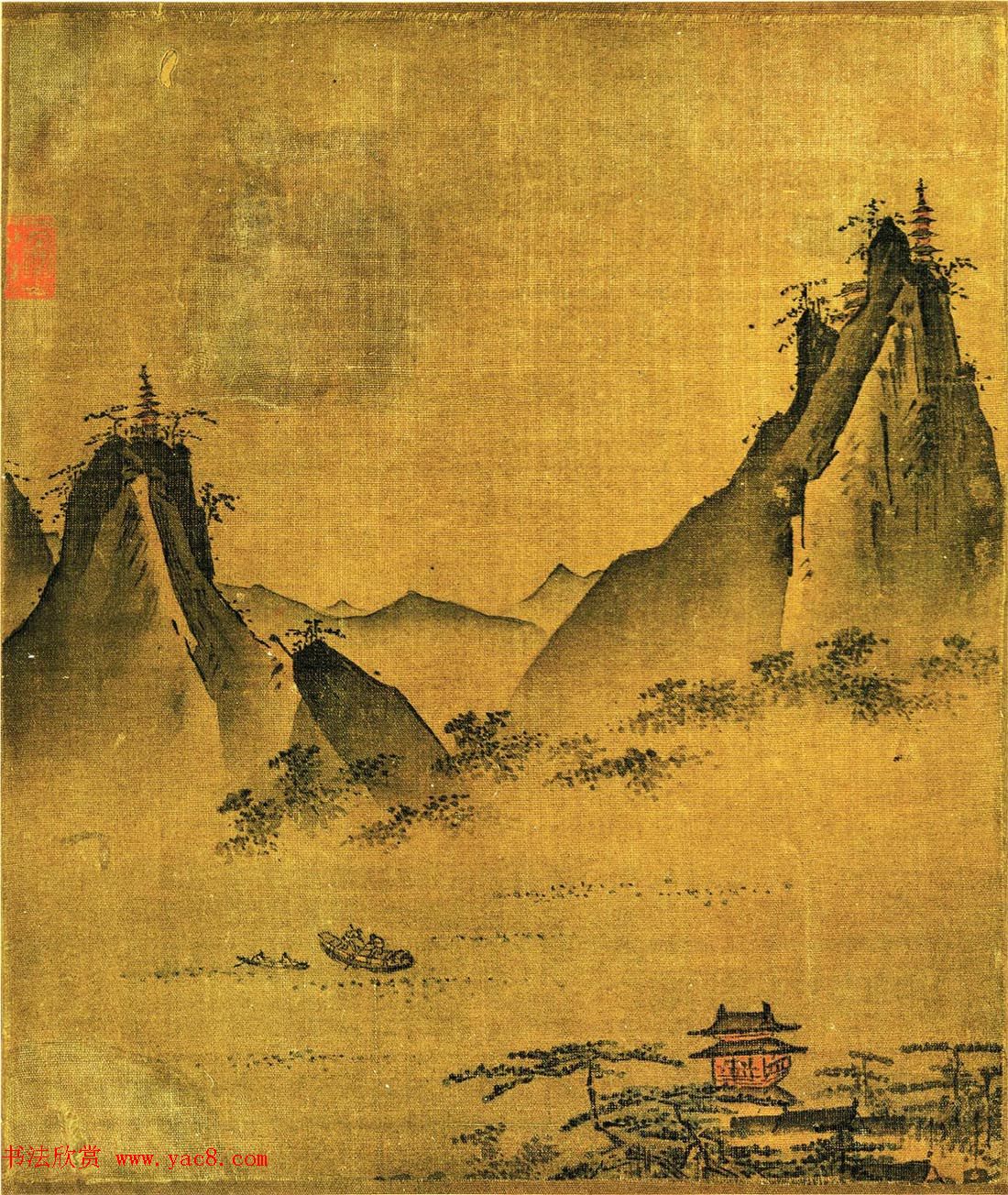 乾隆御笔书法《叶肖严西湖十景》