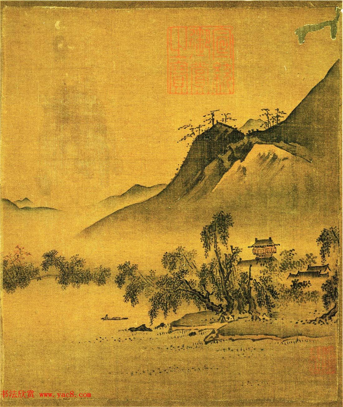 乾隆御笔书法《叶肖严西湖十景》