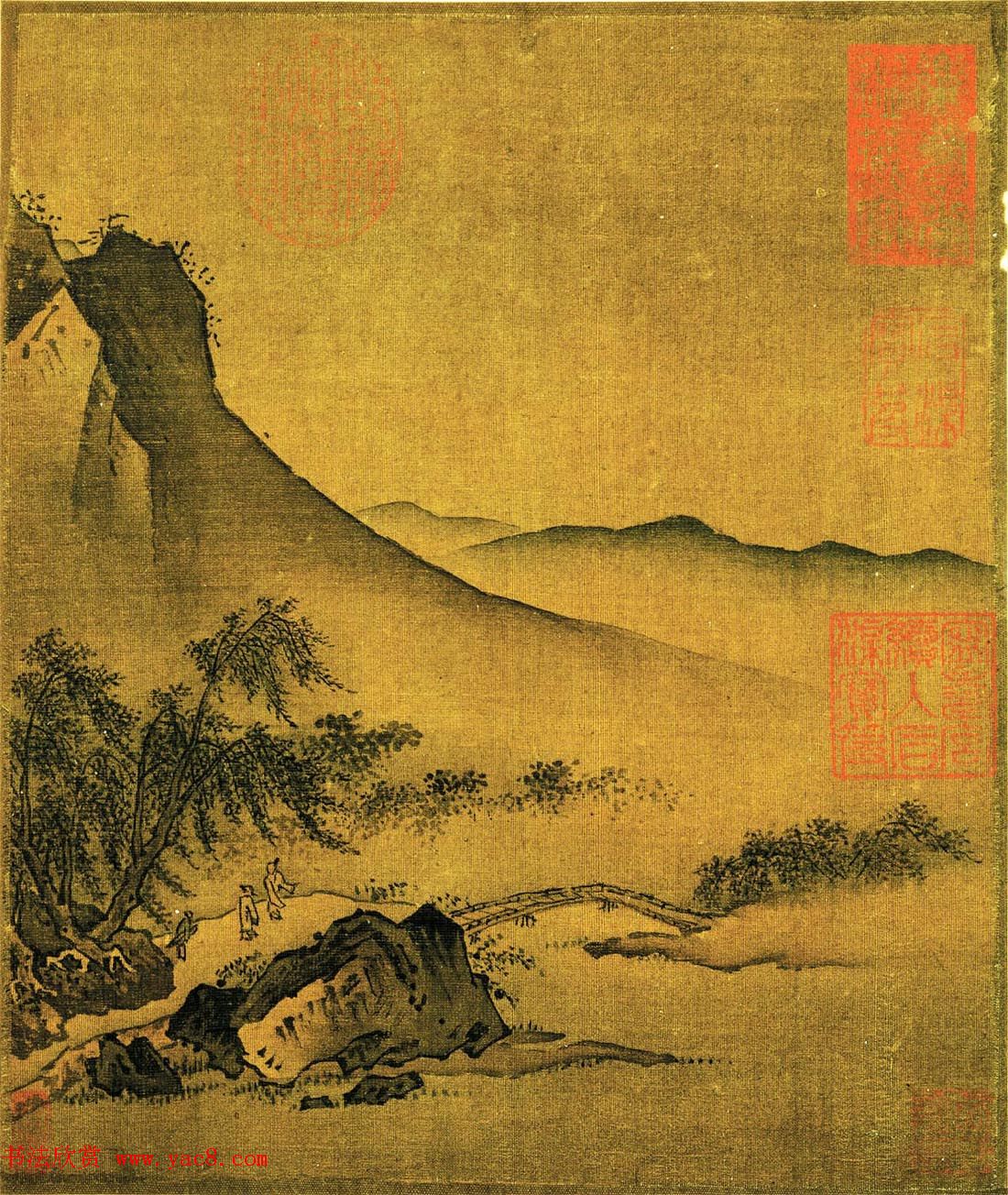 乾隆御笔书法《叶肖严西湖十景》