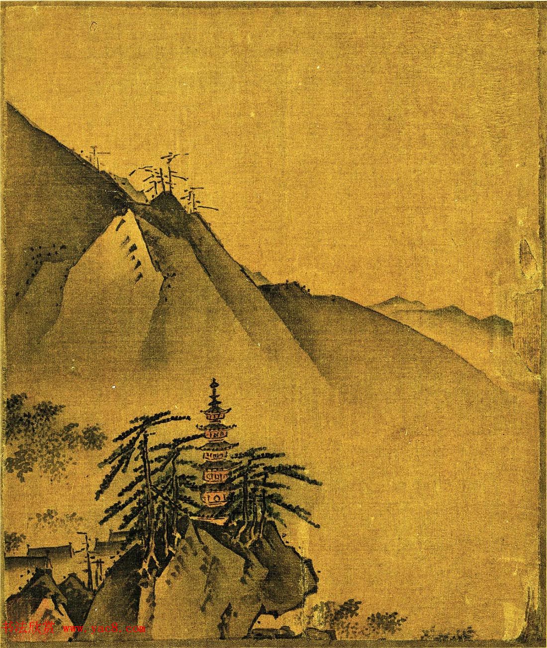 乾隆御笔书法《叶肖严西湖十景》