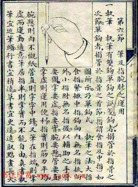 民国八年书法字帖《习字入门》