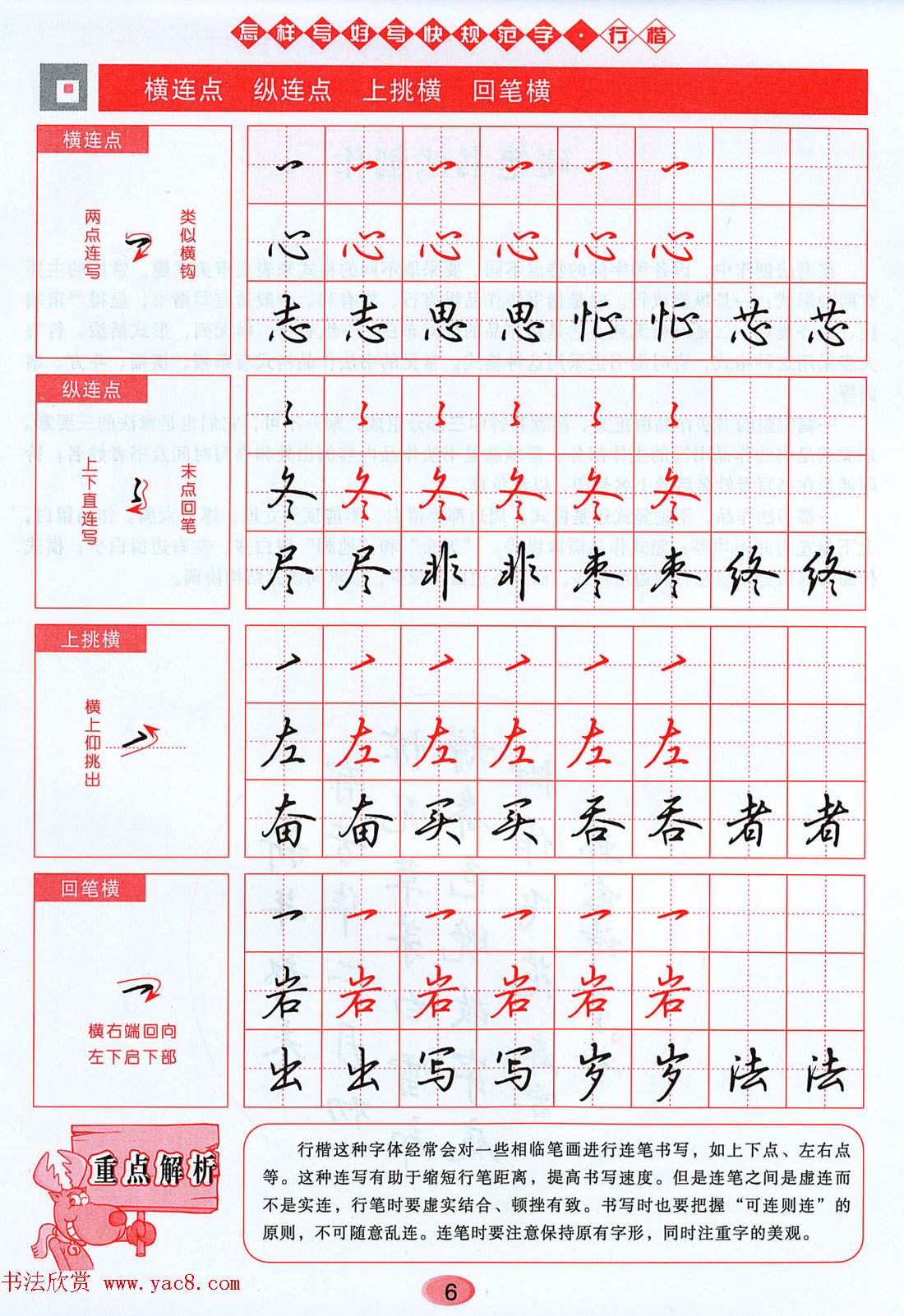 吴玉生行楷书法字帖《怎样写好写快规范字》