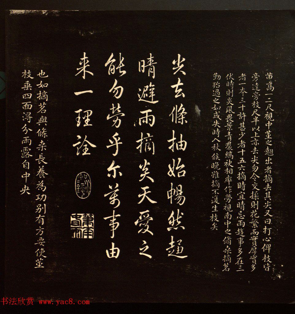 乾隆书法题诗《御题棉花图》拓本