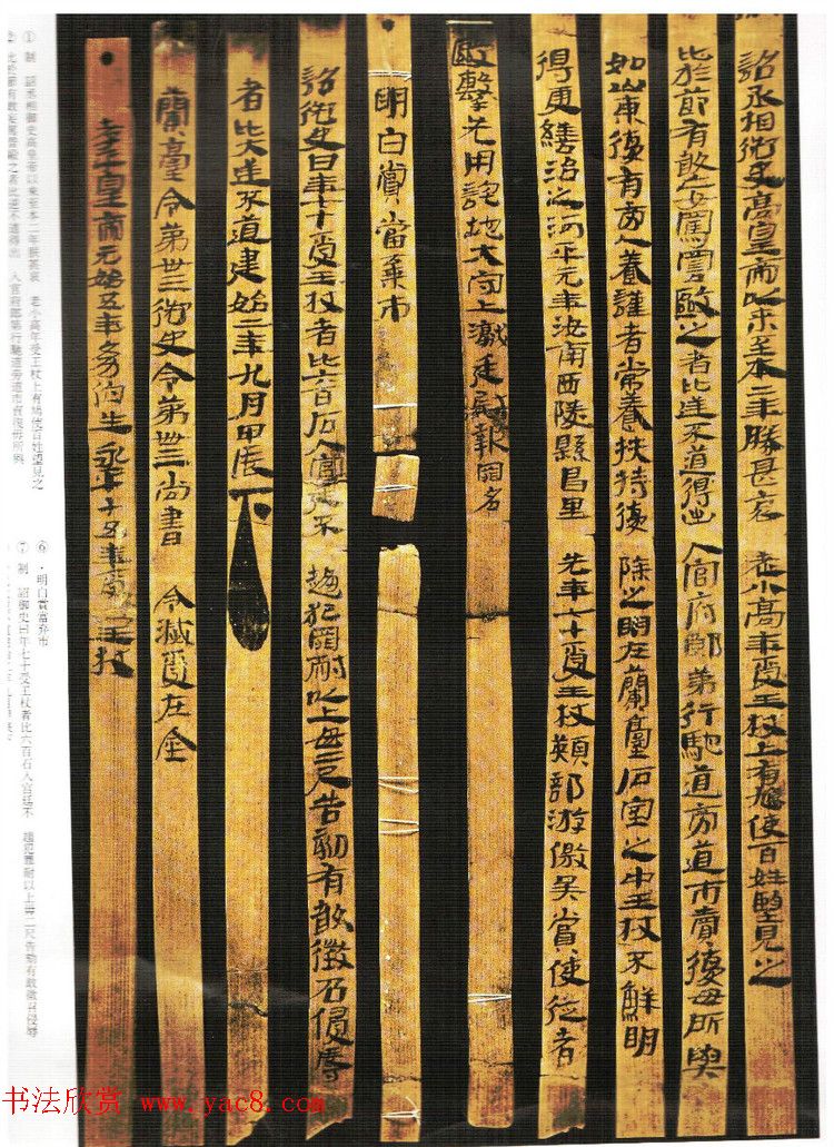 简牍书法《甘肃武威汉简》