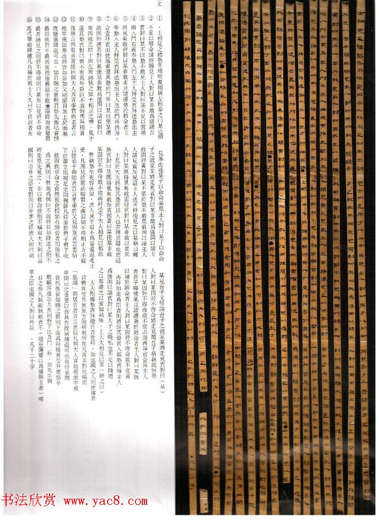 简牍书法《甘肃武威汉简》