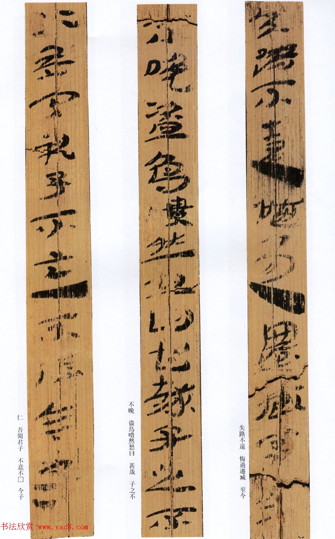 西汉草隶书法竹简《神乌傅》高清本