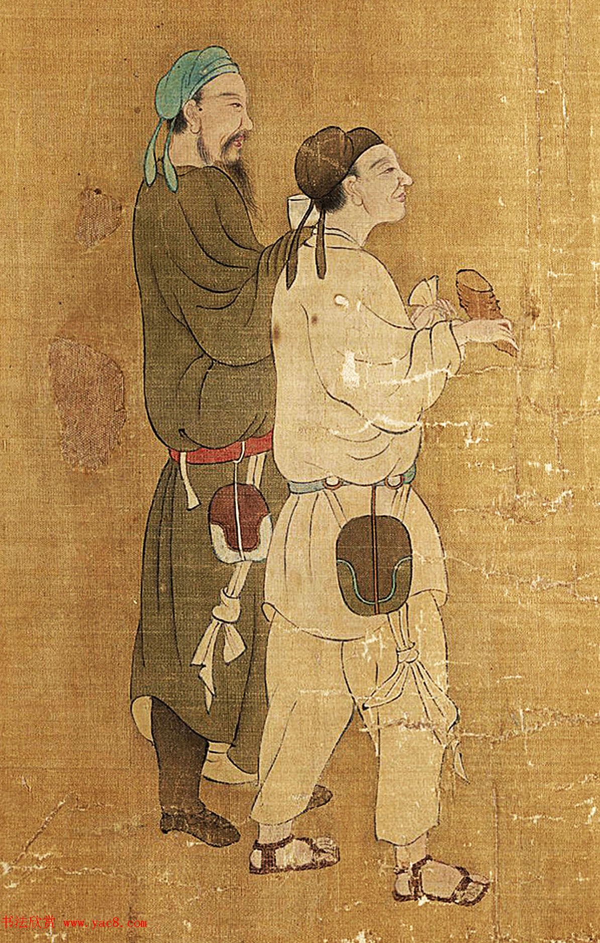 元代赵孟頫书画作品《相马图》美国馆藏 元代赵孟頫书画作品《相马图》美国馆藏