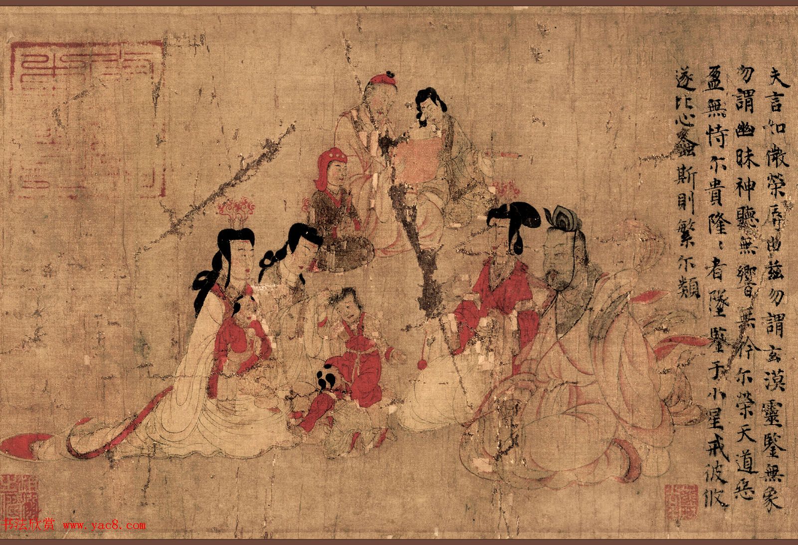 东晋顾恺之《女史箴图》唐人摹本英国馆藏