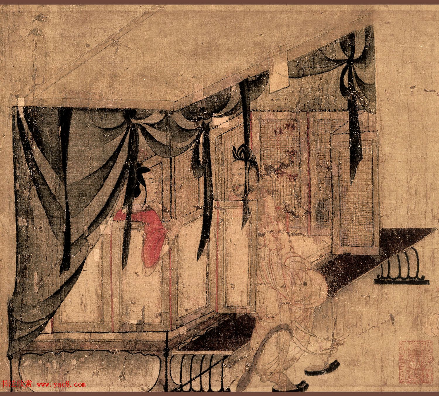 东晋顾恺之《女史箴图》唐人摹本英国馆藏