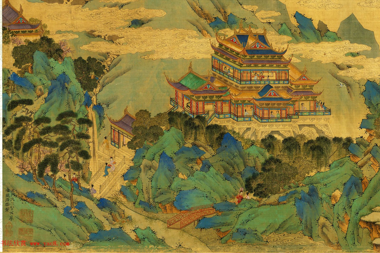 明代仇英绘画欣赏《清明上河图》