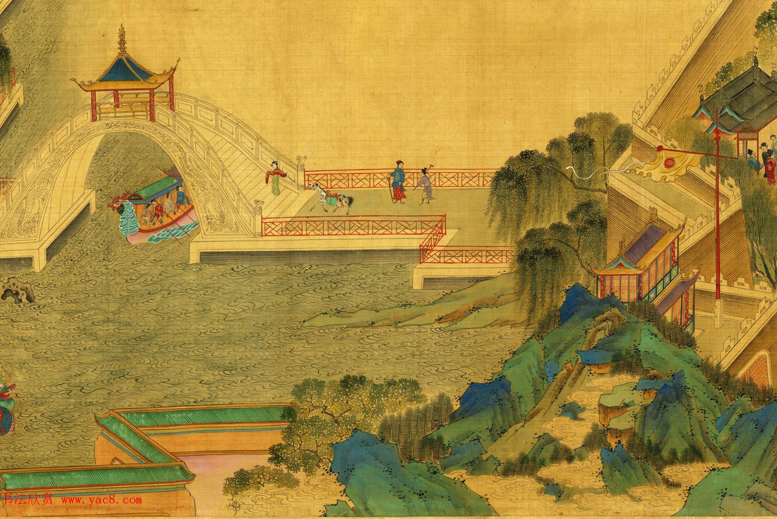 明代仇英绘画欣赏《清明上河图》