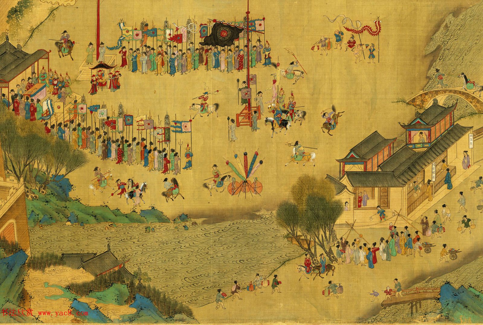 明代仇英绘画欣赏《清明上河图》