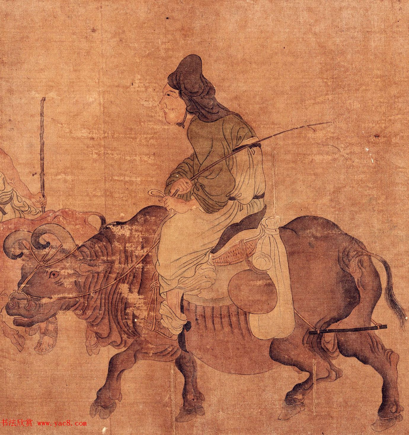 元代赵孟頫款西成归乐图卷_美国馆藏