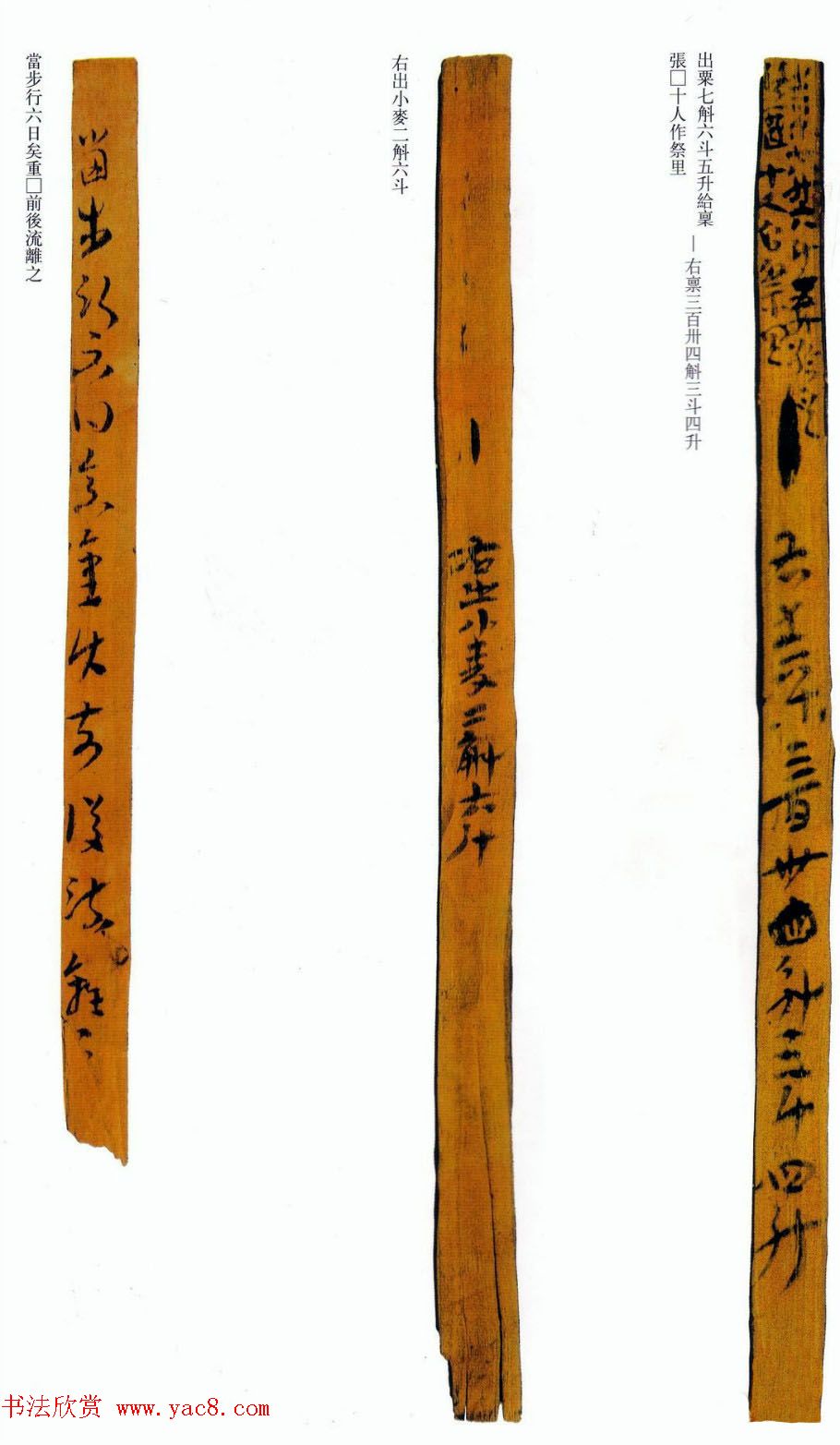 楼兰简牍遗墨欣赏《李卑疏等》