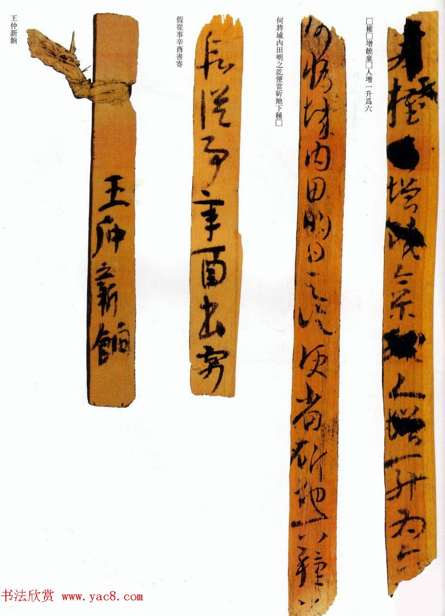 楼兰简牍遗墨欣赏《李卑疏等》