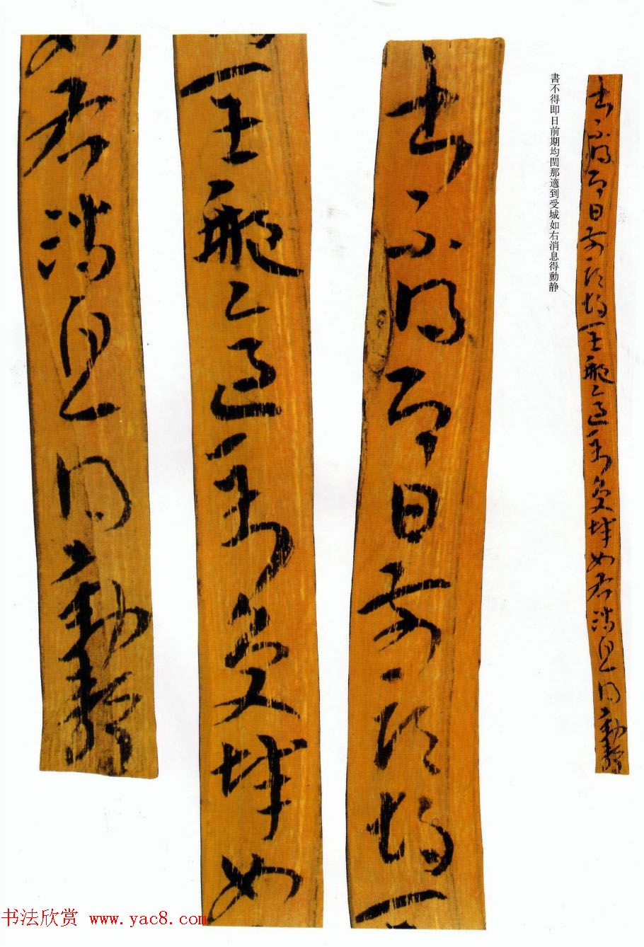 楼兰简牍遗墨欣赏《李卑疏等》