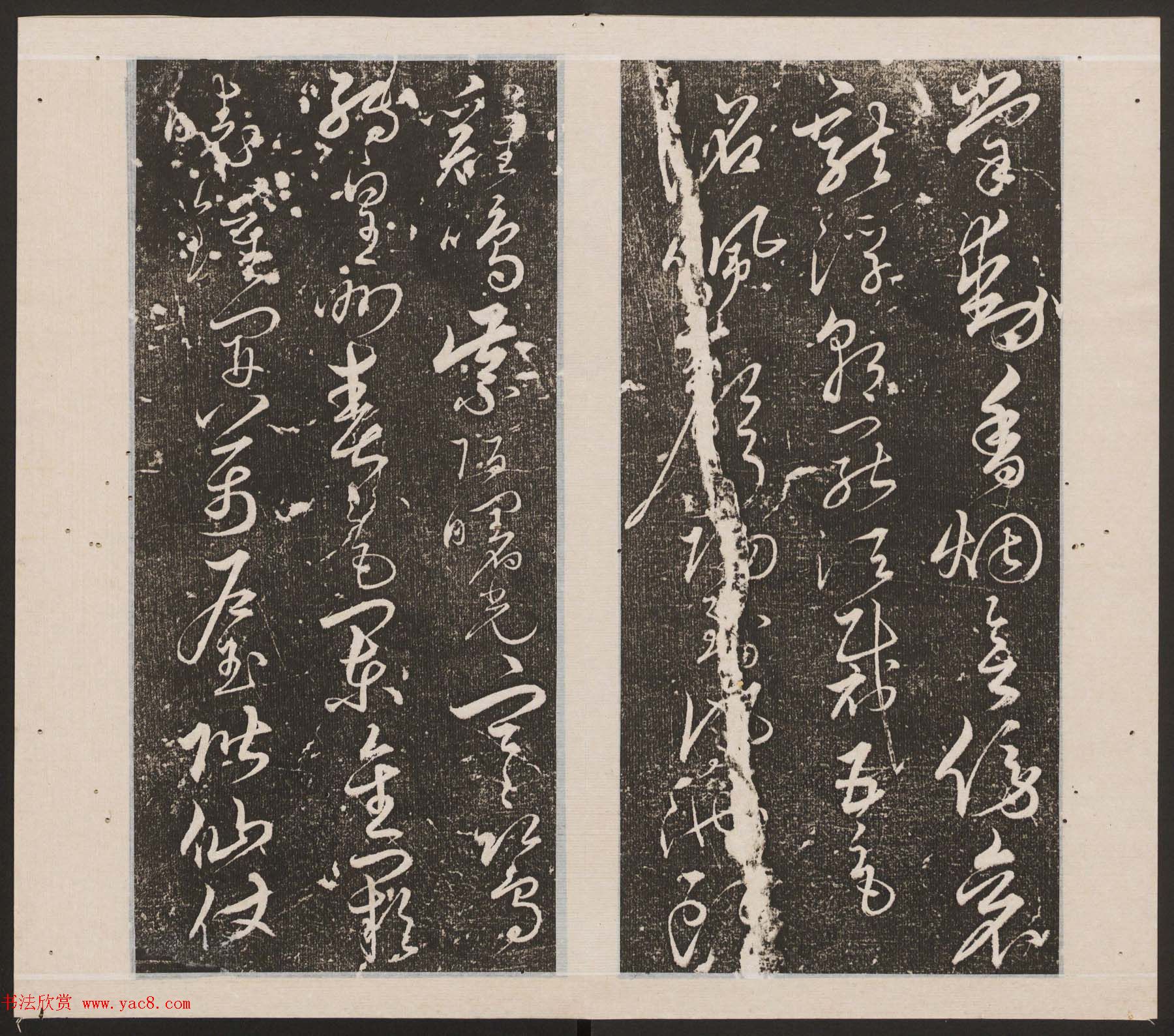 刘园集帖第十卷《孔子庙堂碑+含晖堂法帖》