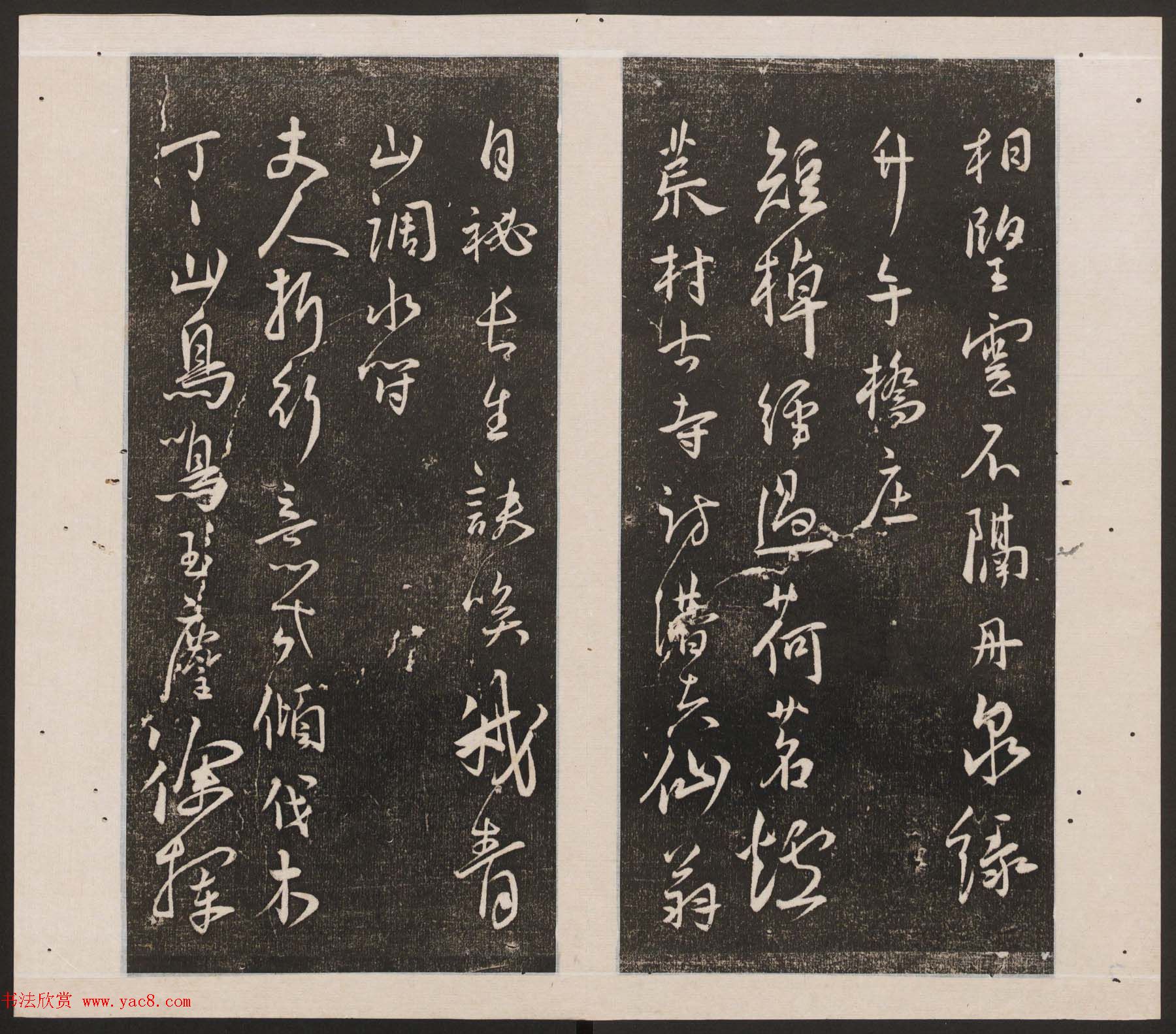 刘园集帖第十卷《孔子庙堂碑+含晖堂法帖》