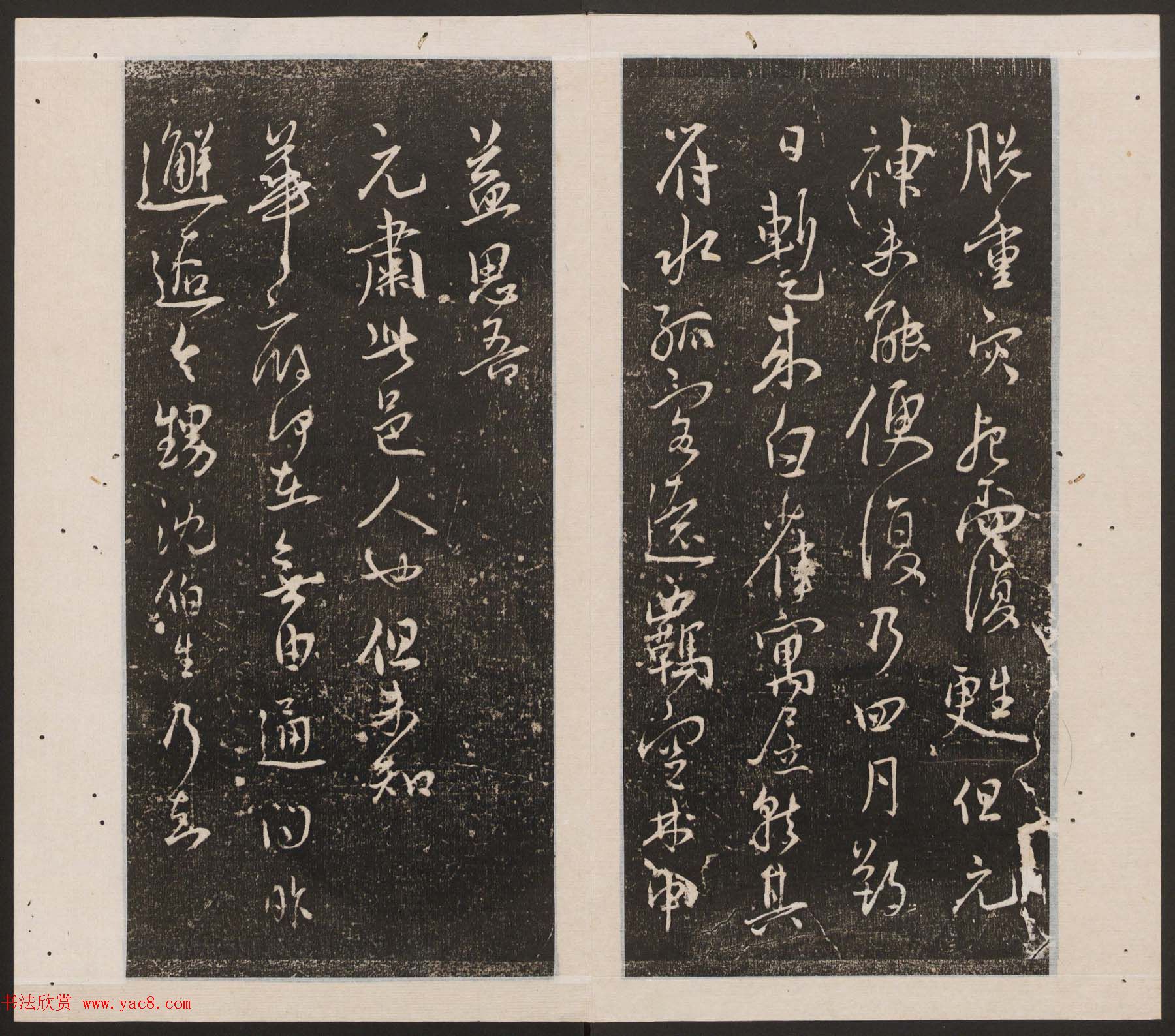 刘园集帖第十卷《孔子庙堂碑+含晖堂法帖》