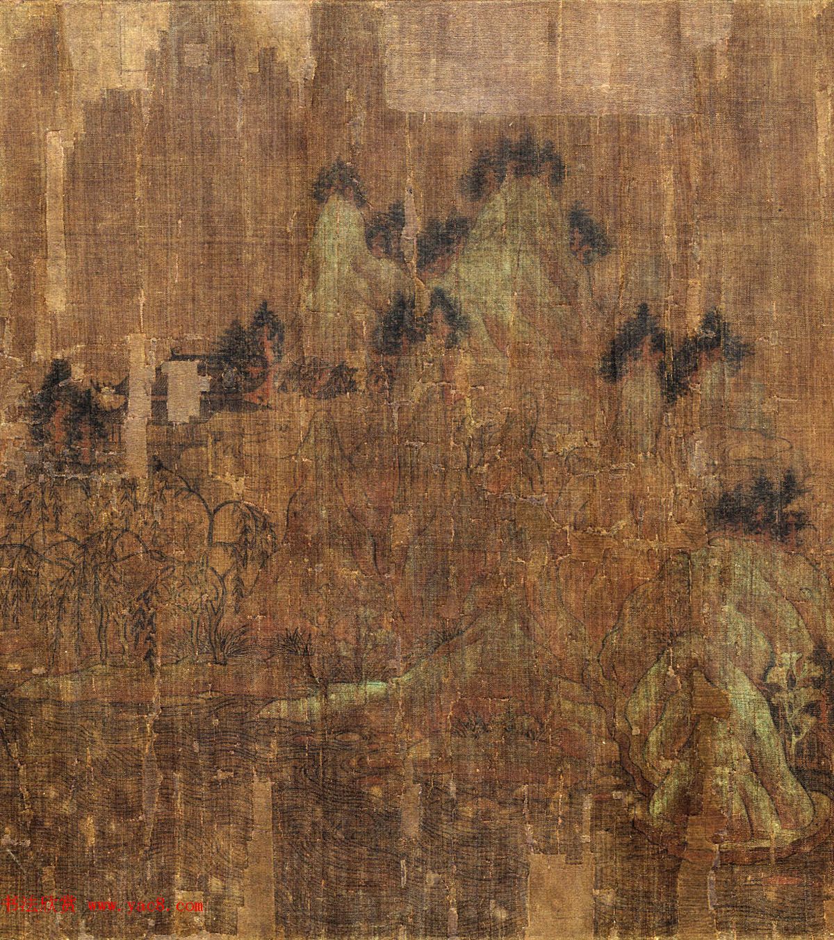 唐代著名诗人王维绘画作品欣赏