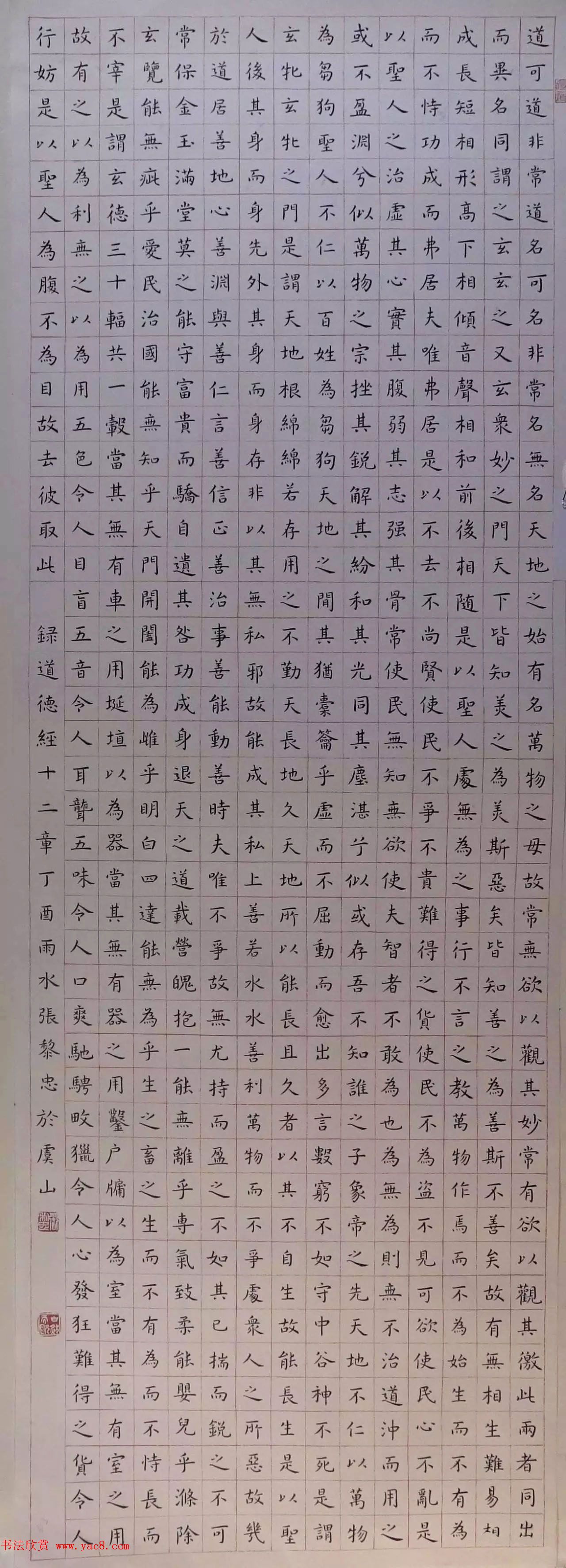 首届《道德经》全国书法现场大展赛作品选刊