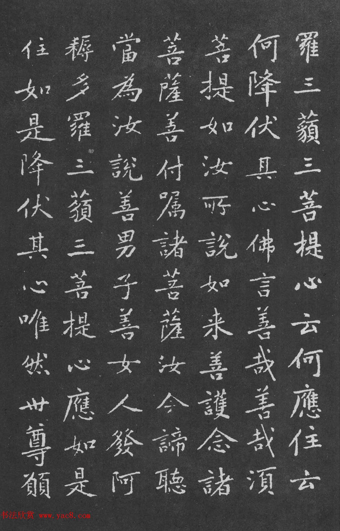 宋代黄庭坚小楷《金刚经》拓本