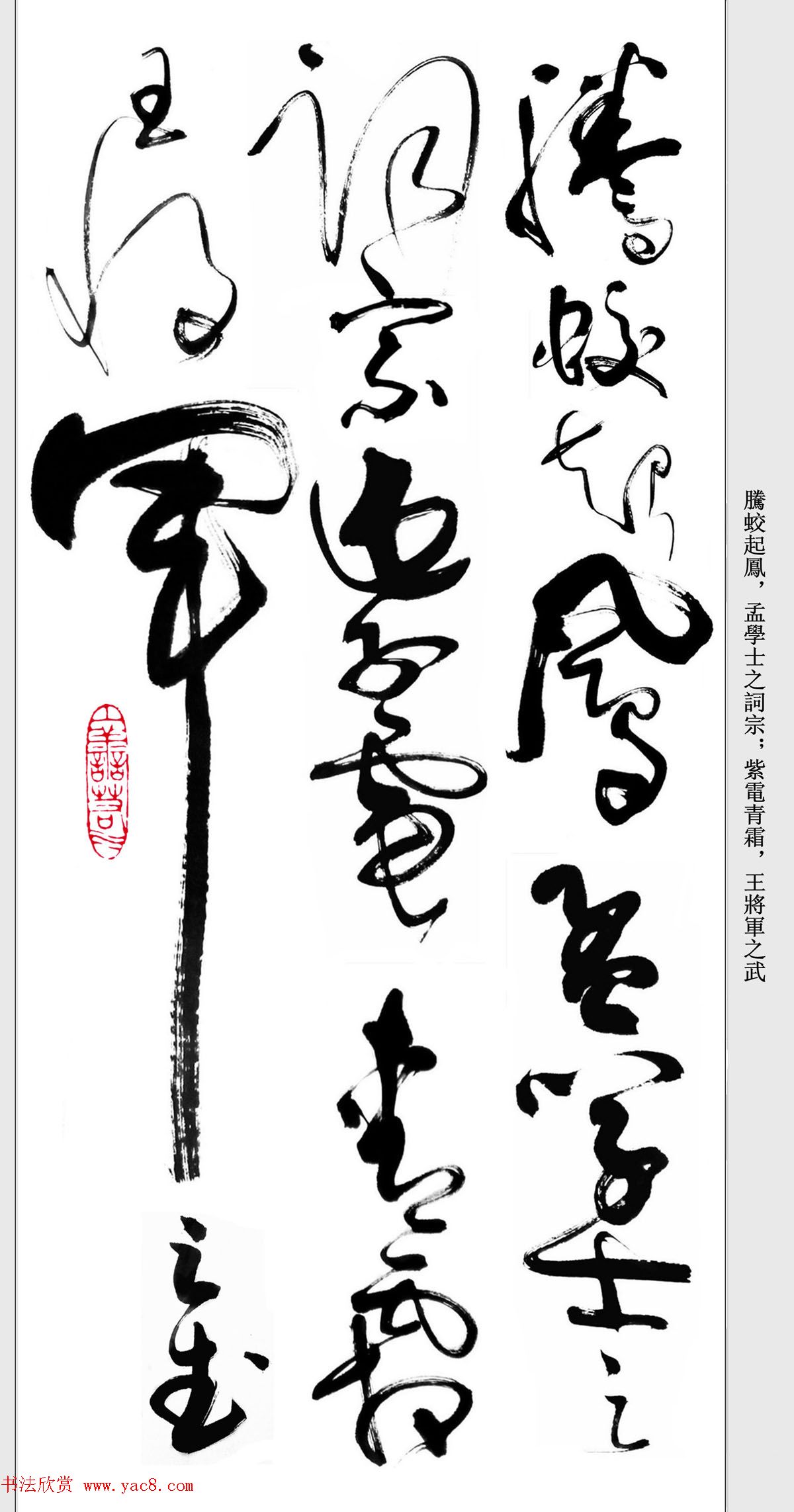 书法精粹《亢银中草书滕王阁序》